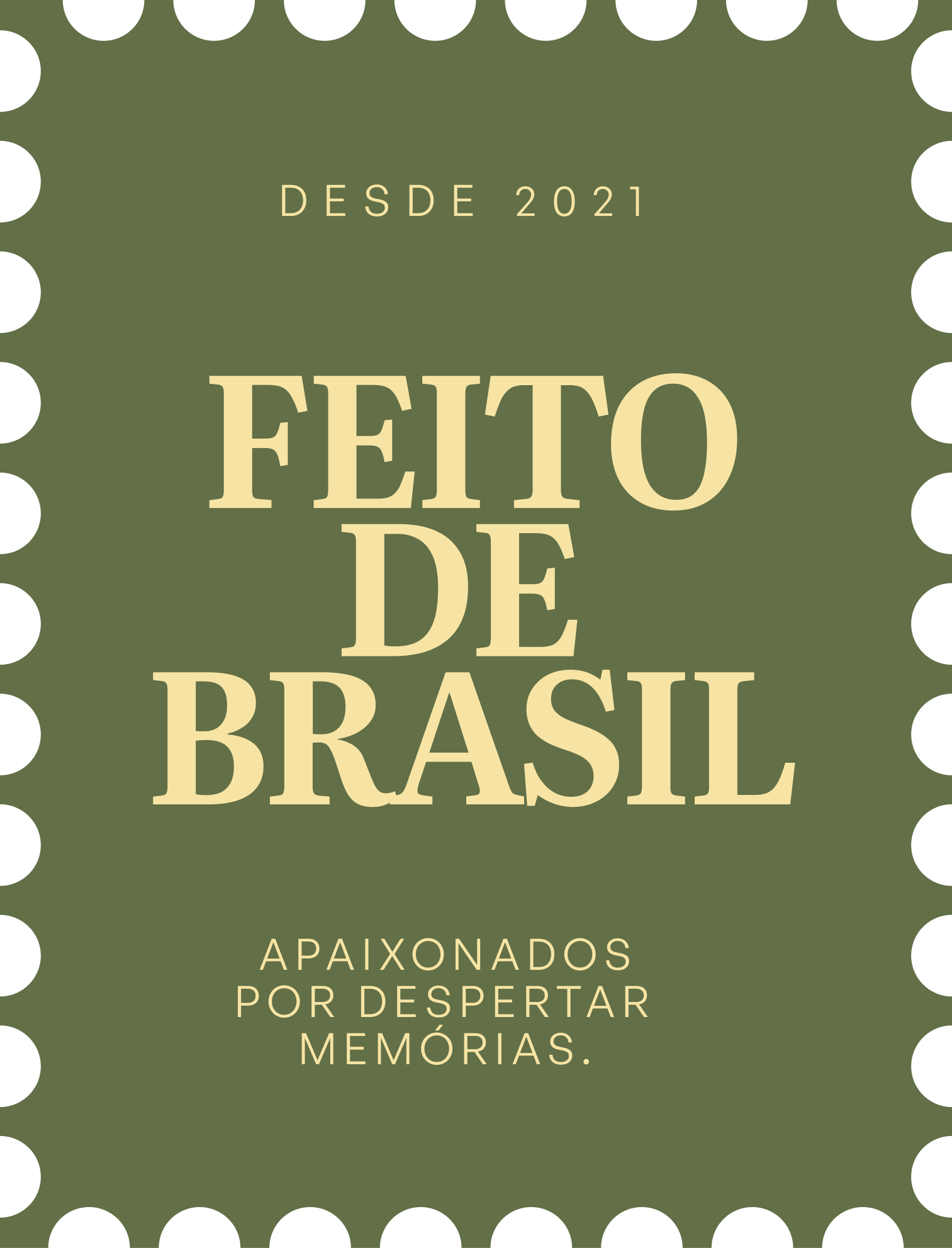 Selo feito de brasil variação 2