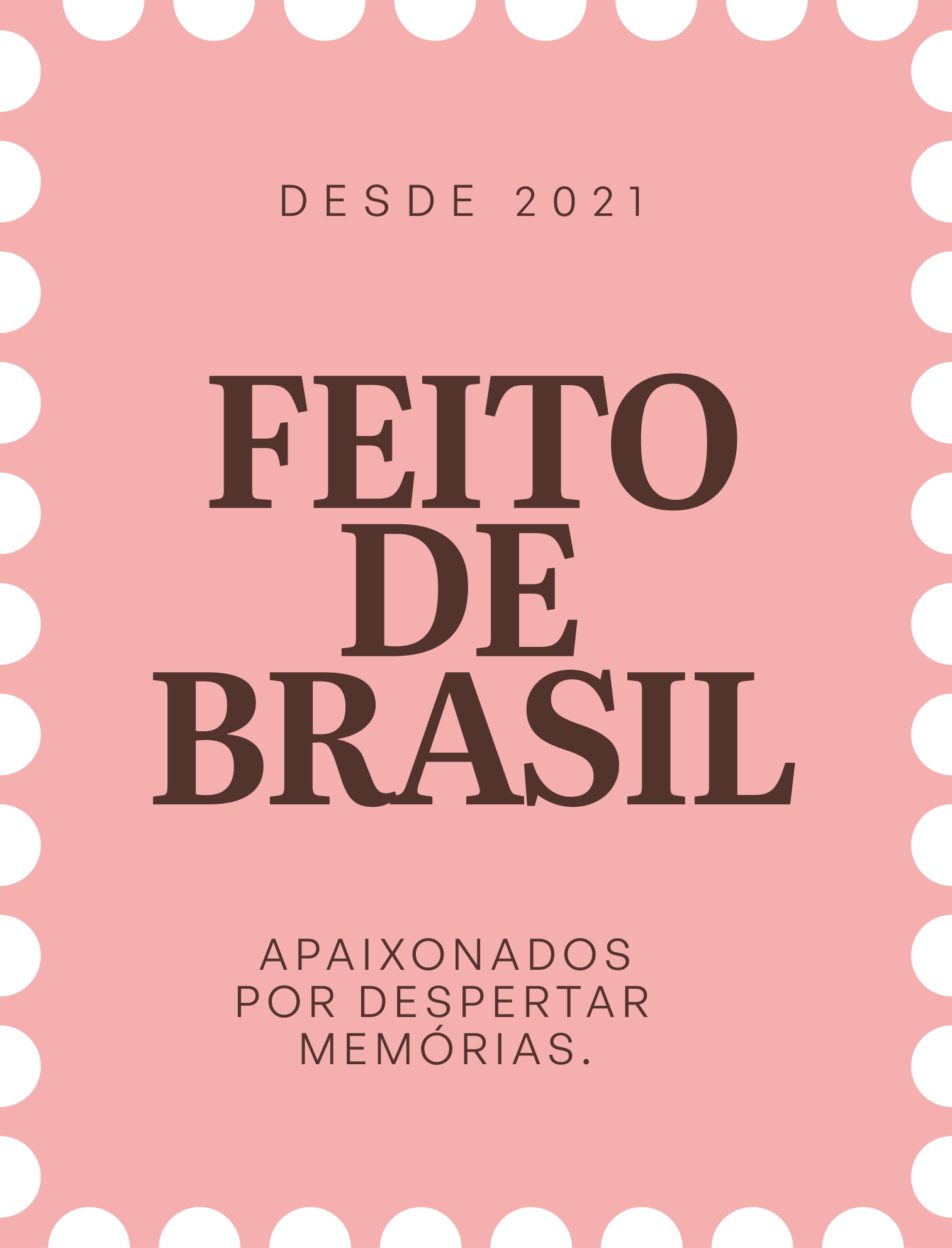 Selo feito de brasil variação 4
