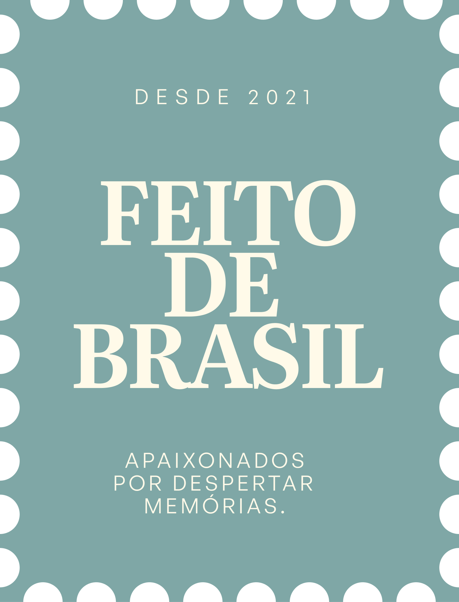 Selo feito de brasil variação 5