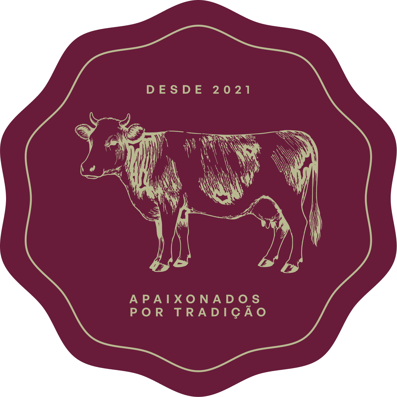 Selo vaca variação 6